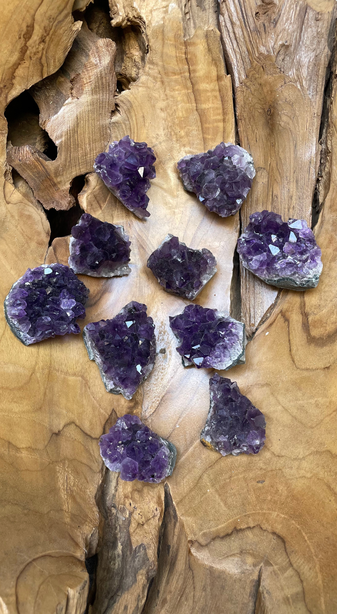 ORNATE PURPLE & WHITE LARGE AMETHYST