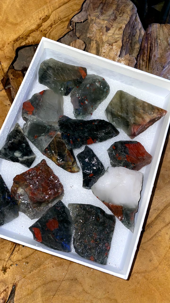 LARGE BLOOD STONES