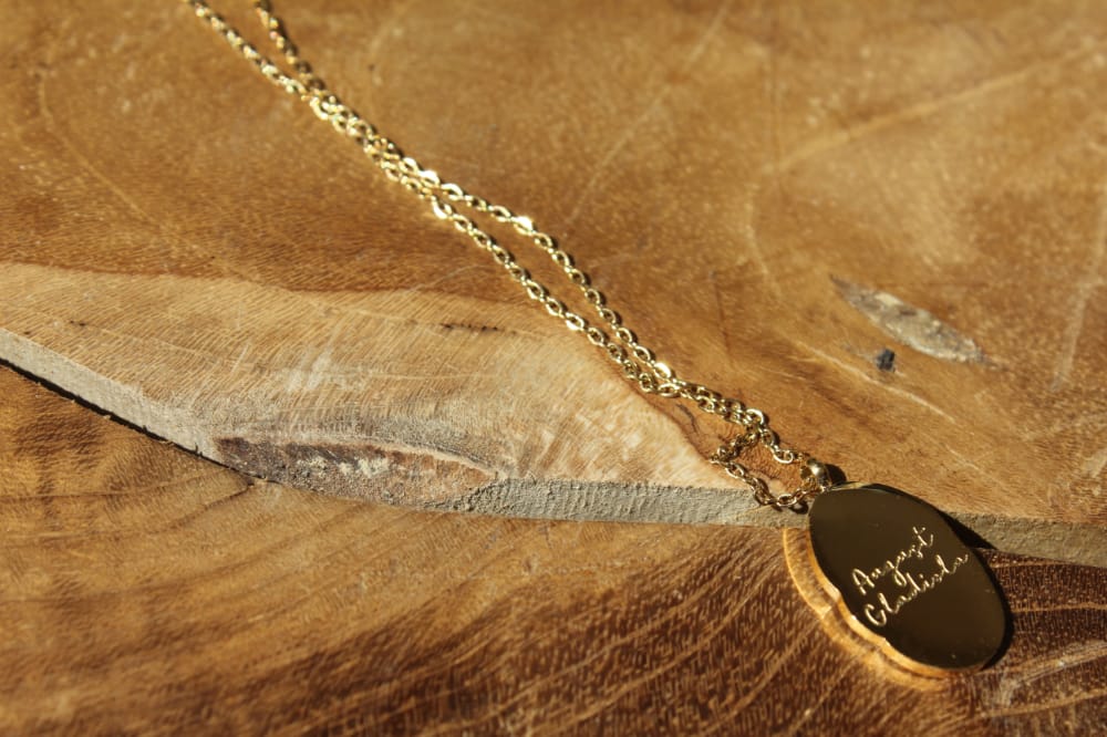 PLATED AUGUST GOLD NECKLACE