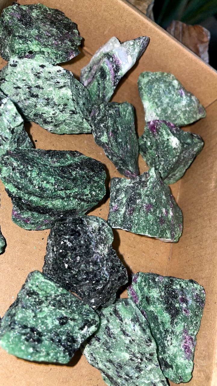 LARGE EPIDOTE STONES