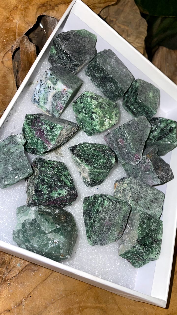 SMALL RUBY IN ZOISITE