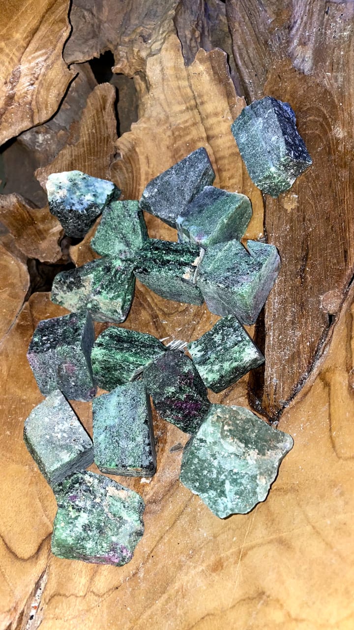 SMALL RUBY IN ZOISITE