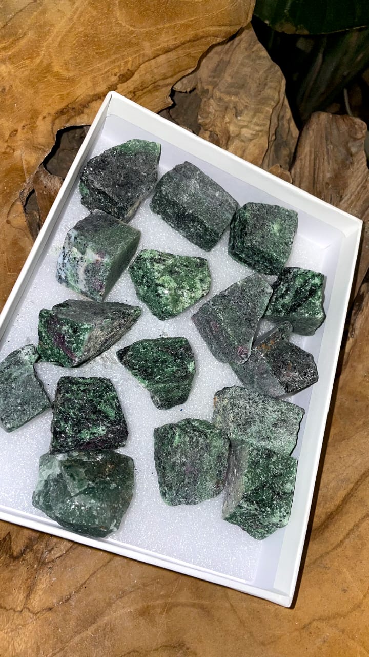 SMALL RUBY IN ZOISITE