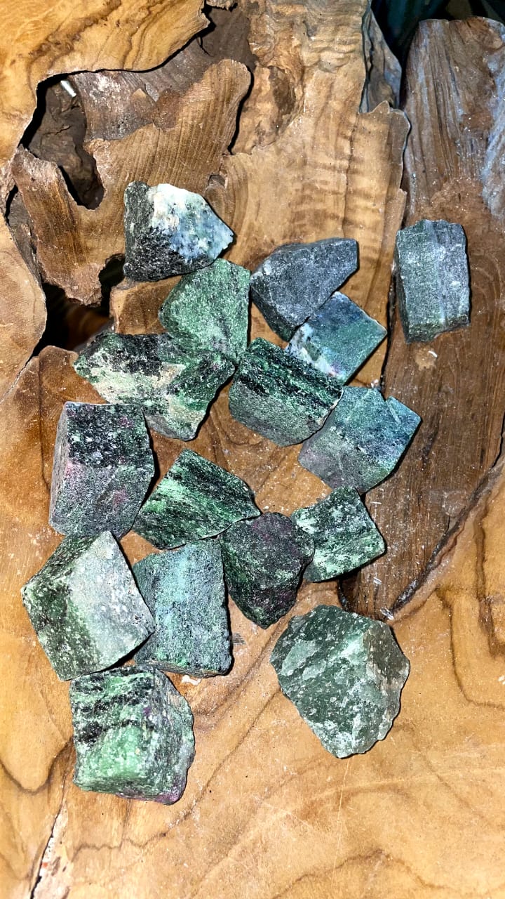 SMALL RUBY IN ZOISITE