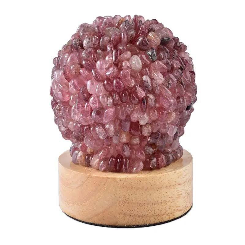 STRAWBERRY CRYSTAL LAMP