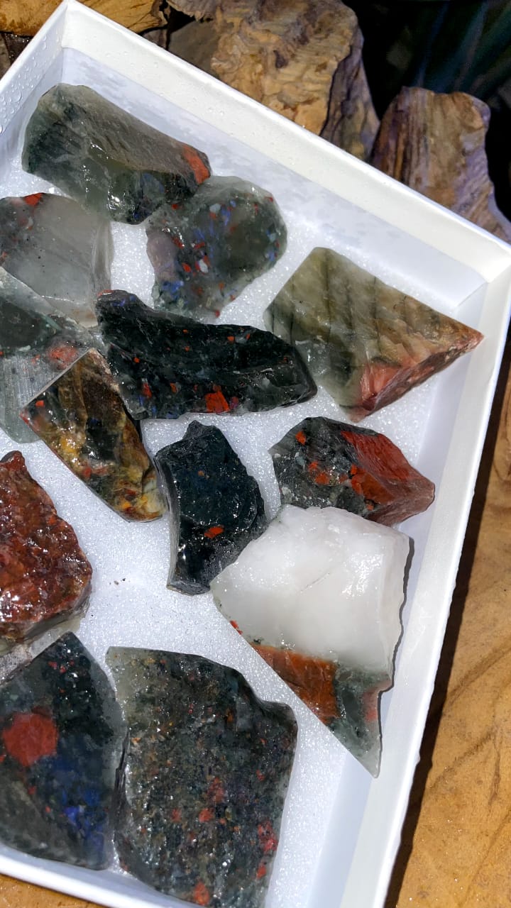 LARGE BLOOD STONES